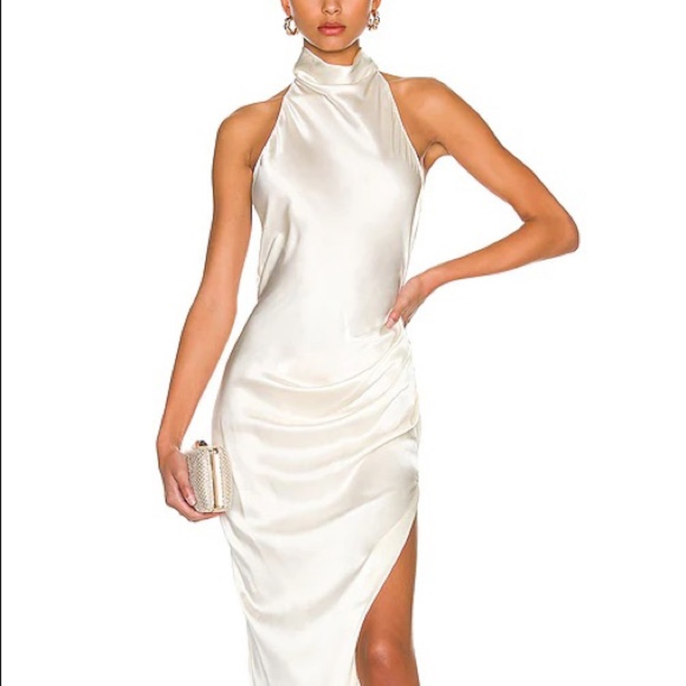 X REVOLVE SAMBA GOWN IN IVORY